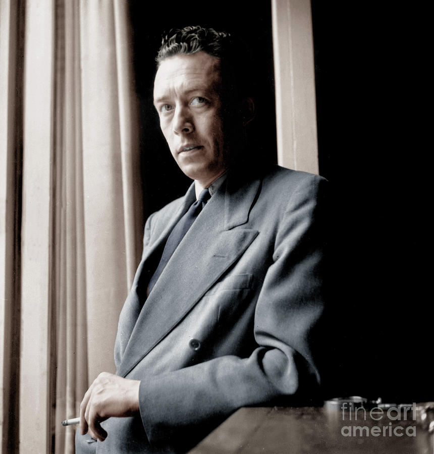 French Writer Albert Camus, 1947 Photograph by French School