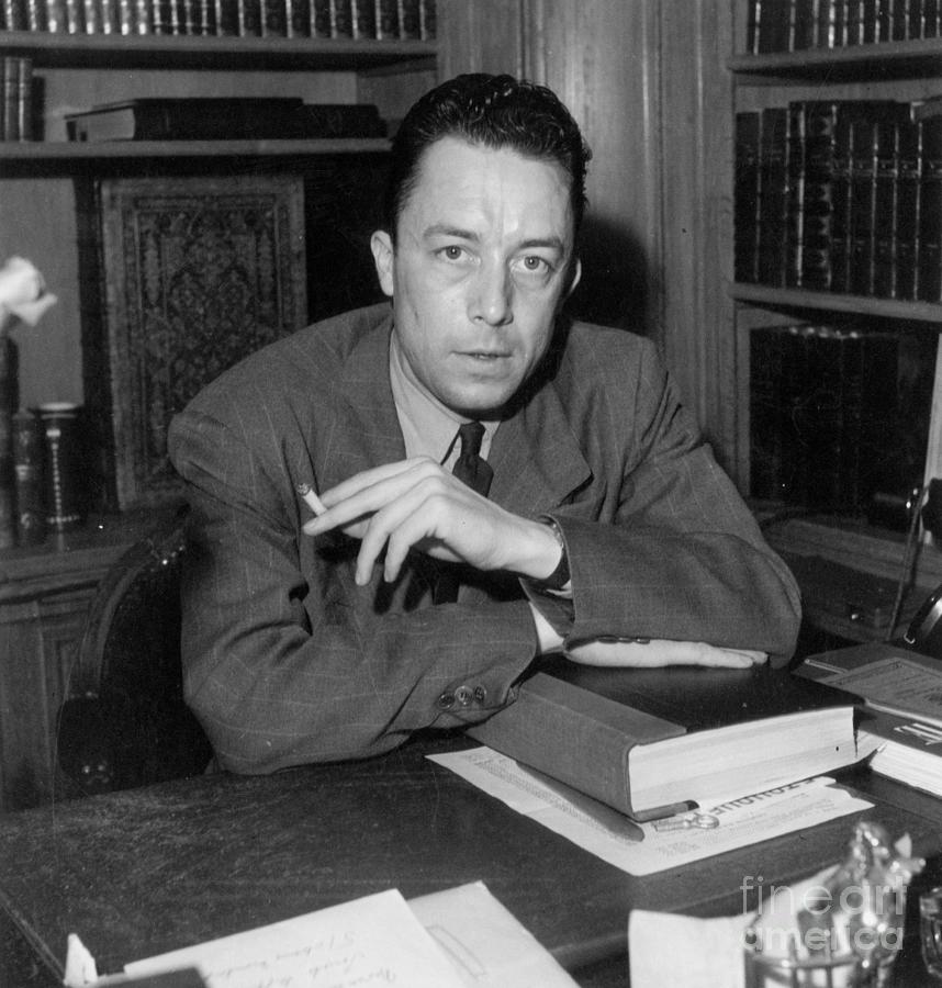 French Writer Albert Camus At Home June 13, 1947 Photograph by French ...