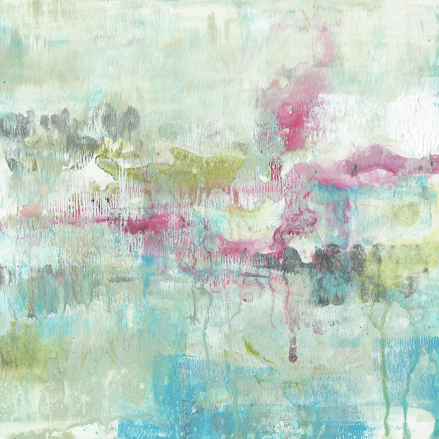 Abstract Painting - Fresh Abstract I by Jennifer Goldberger