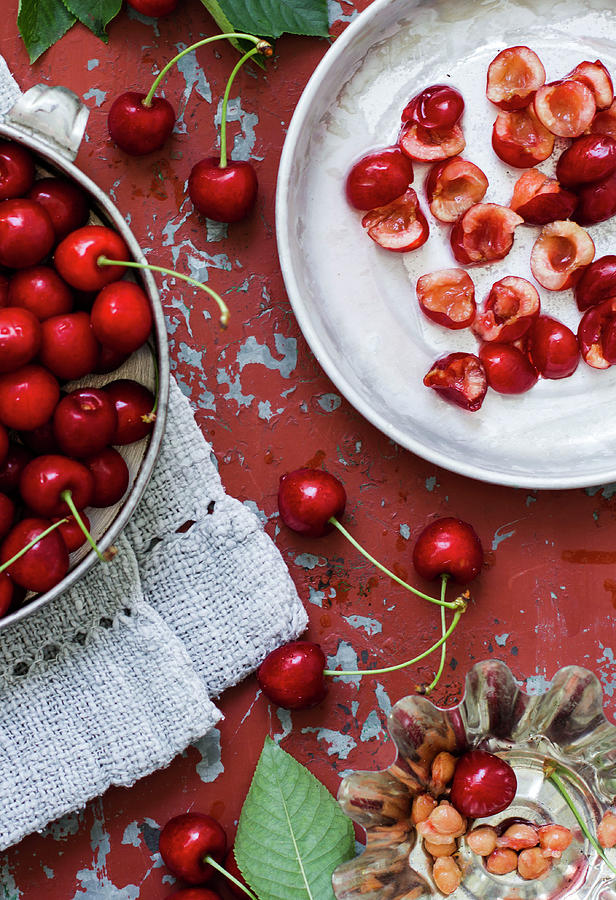 Fresh Cherries Photograph by Renáta Dobránska