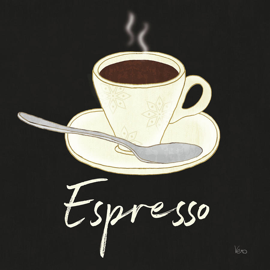 Coffee Mixed Media - Fresh Coffee Espresso by Veronique Charron