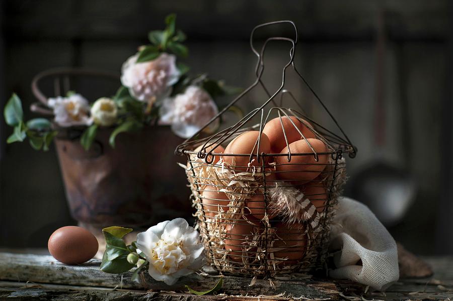 Fresh Farm Eggs Photograph by Piga & Catalano S.n.c.
