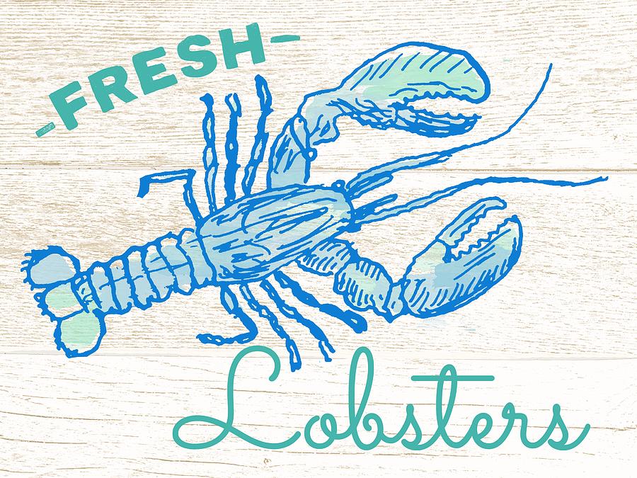 Fresh Lobsters Drawing by Ralph Freeman