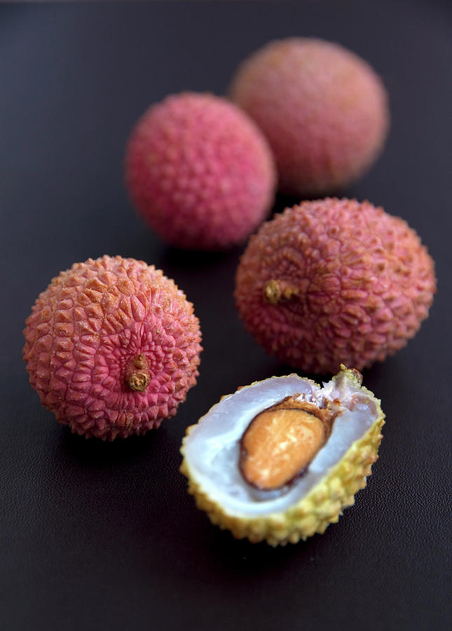 Fresh Lychees Photograph by Copyright Rhinoneal