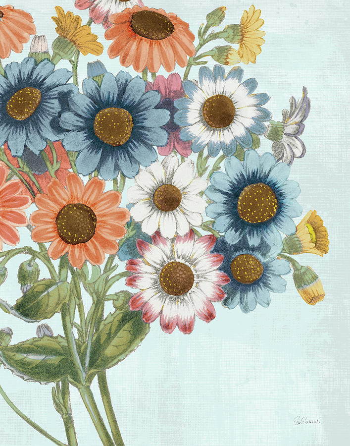 Aqua Painting - Fresh Midsummer II by Sue Schlabach Aqua Painting - Fresh Midsummer II by Sue Schlabach