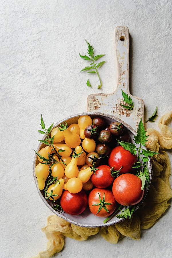 Fresh Mix Tomatoes Photograph by Monika Pazdej