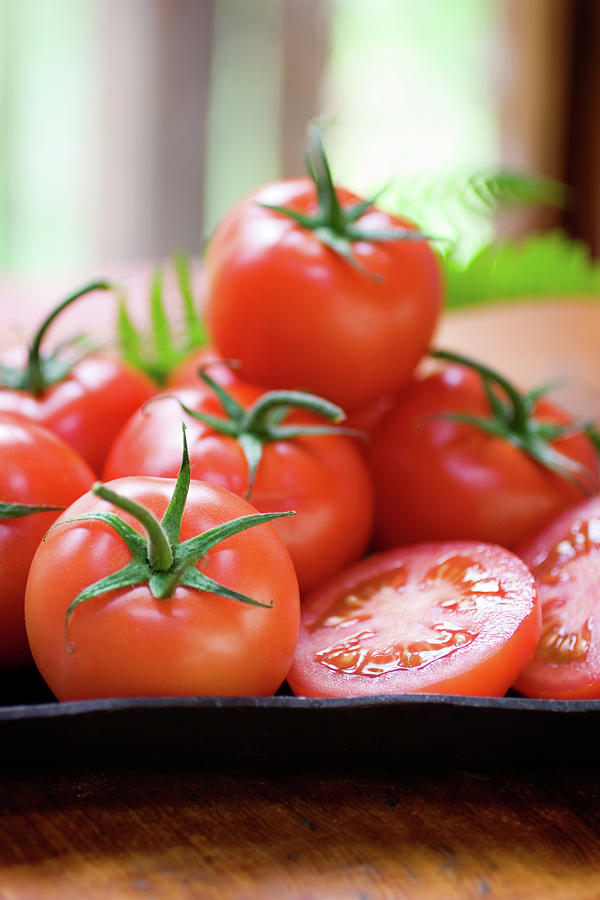 Fresh Organic Tomatoes Photograph by Kcline