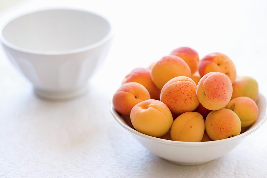 Fresh Peaches On Black Background Photograph by Imagerie | Fine Art America