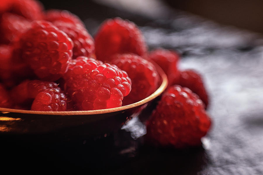 Fresh Raspberries Anyone Photograph by Marnie Patchett
