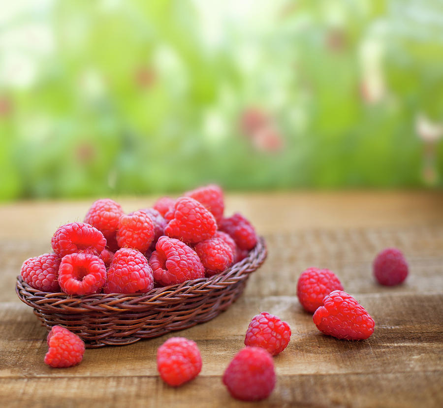 Fresh Raspberries Photograph by Jasmina007