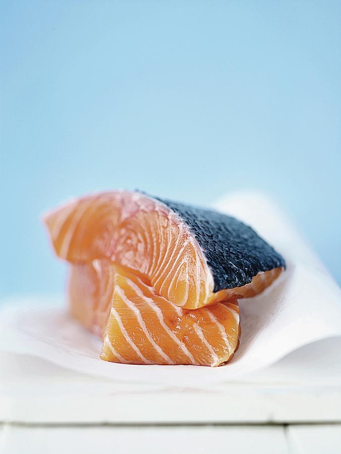 Fresh Salmon close-up Photograph by Jalag / Janne Peters