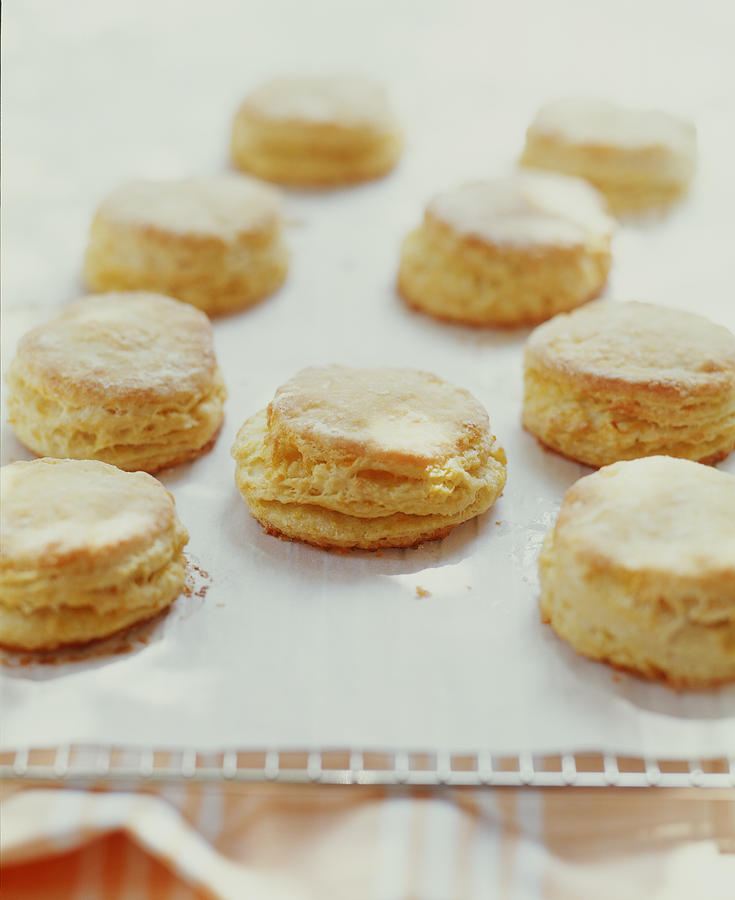 Freshly-baked Biscuits Photograph by Victoria Pearson
