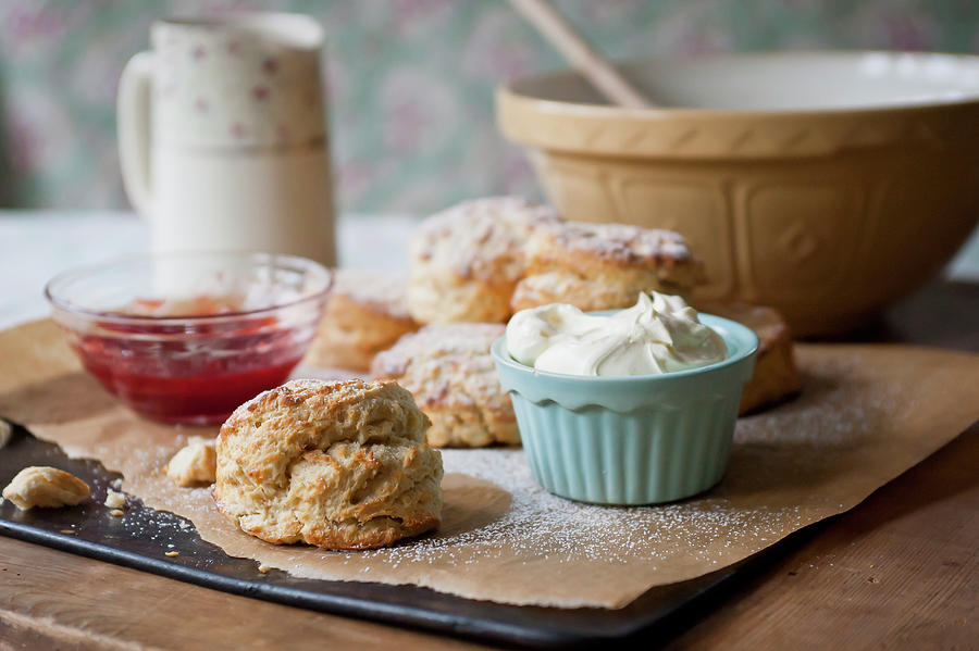 Freshly Baked Scones Photograph by William Reavell