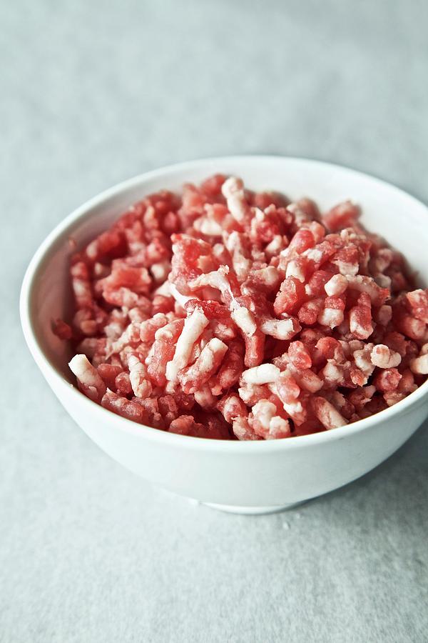 Freshly Minced Angus Beef Photograph by Andre Baranowski