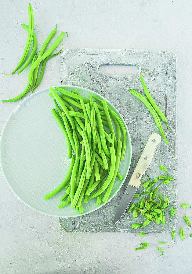 Freshly Picked Green Beans Photograph by Claudia Gargioni