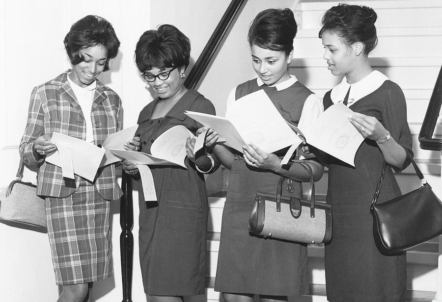 Freshwomen At Orientation In 1965 Photograph by North Carolina Central University