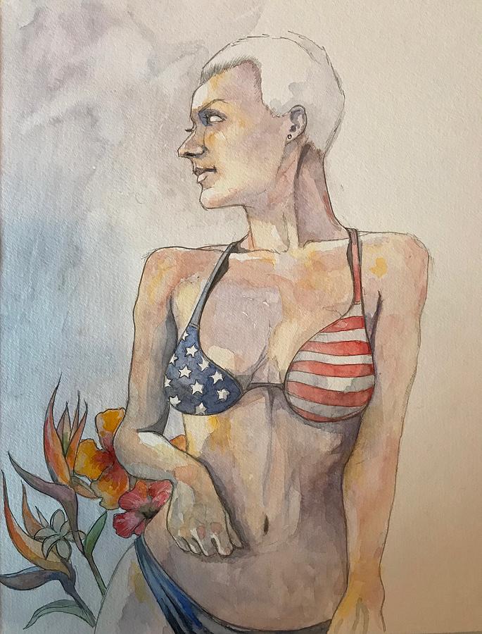 Freya Painting by Ray Agius