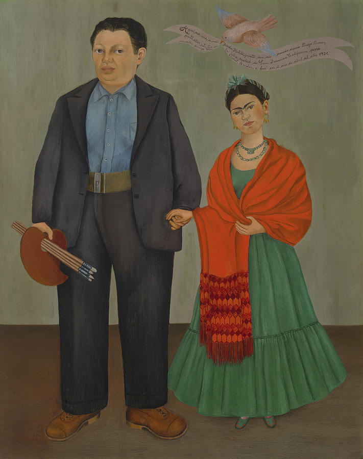 Diego Rivera Painting - Frida and Diego Rivera by Frida Kahlo