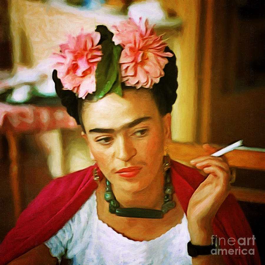 Frida Kahlo 20180922 square Photograph by Wingsdomain Art and Photography