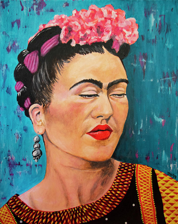 Frida Kahlo Painting by Jean Haynes