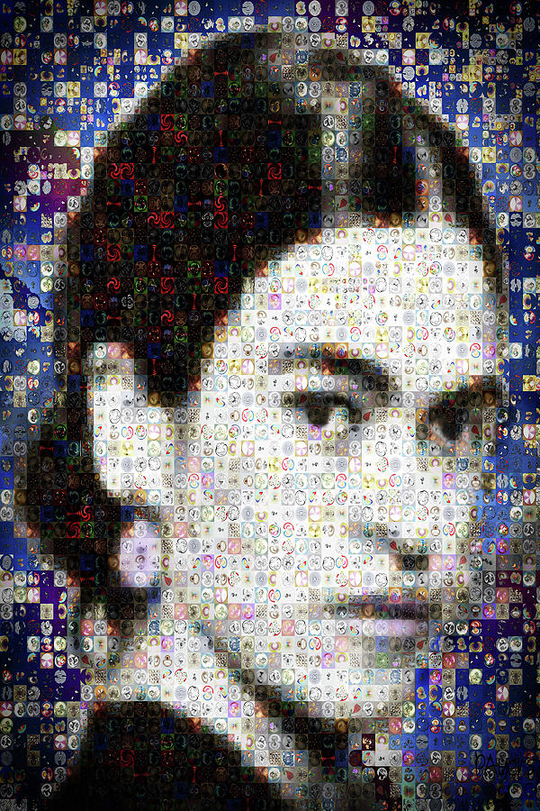 Frida Kahlo Mosaic Photograph by Paula Ayers