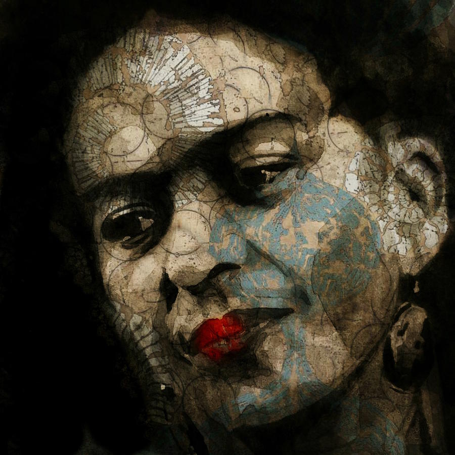Portrait Mixed Media - Frida Kahlo - Retro  by Paul Lovering