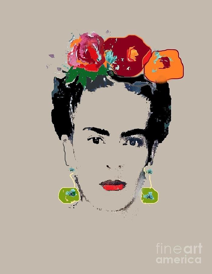 Frida Kahlo Painting by Vesna Antic
