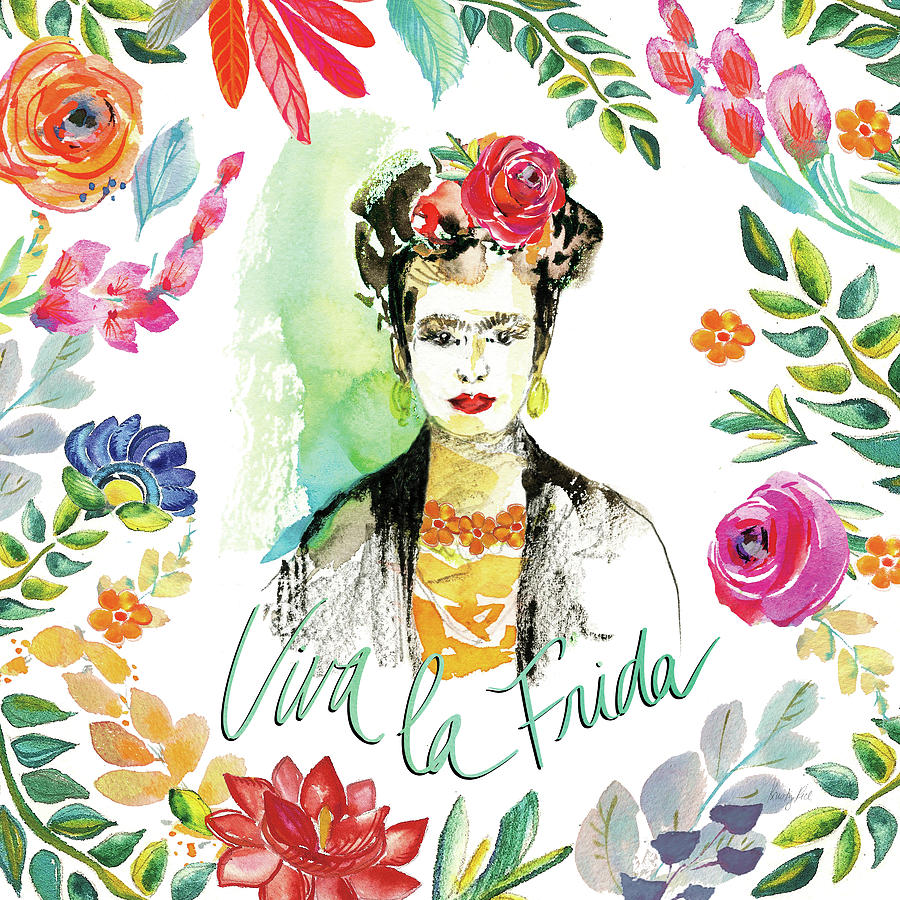 Flower Painting - Fridas Flower Fancy I by Kristy Rice