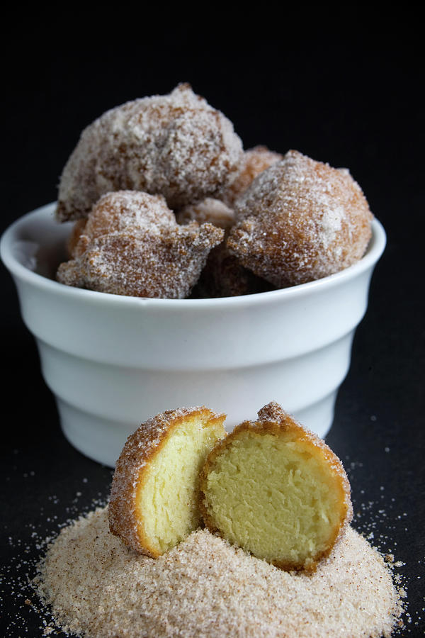 Fried Dough Rolled In Cinnamon Sugar by Matthew O'shea