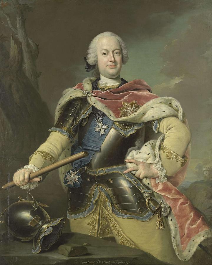 Friedrich Christian -1722-63-, Elector of Saxony and King of Poland. Painting by Gottfried Boy Friedrich Christian -1722-63-, Elector of Saxony and King of Poland. Painting by Gottfried Boy