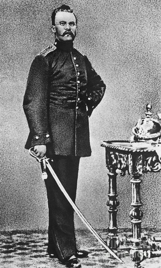 Friedrich Nietzsche In Military Uniform Photograph by Bettmann