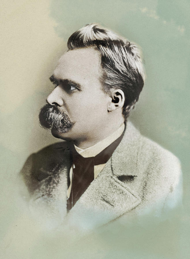 Friedrich Nietzsche Portrait Drawing by Unknown