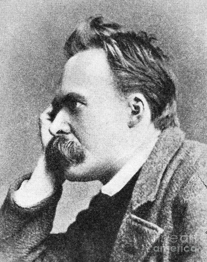 Portrait Photograph - Friedrich Wilhelm Nietzsche by German School
