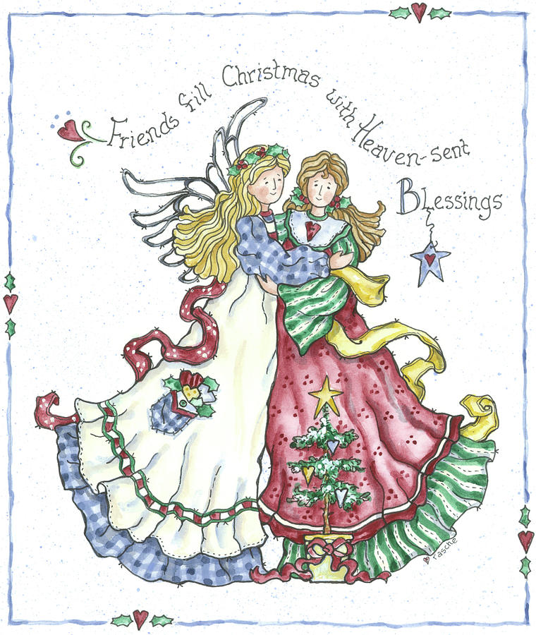 Friends Fill Christmas Painting by Shelly Rasche - Fine Art America