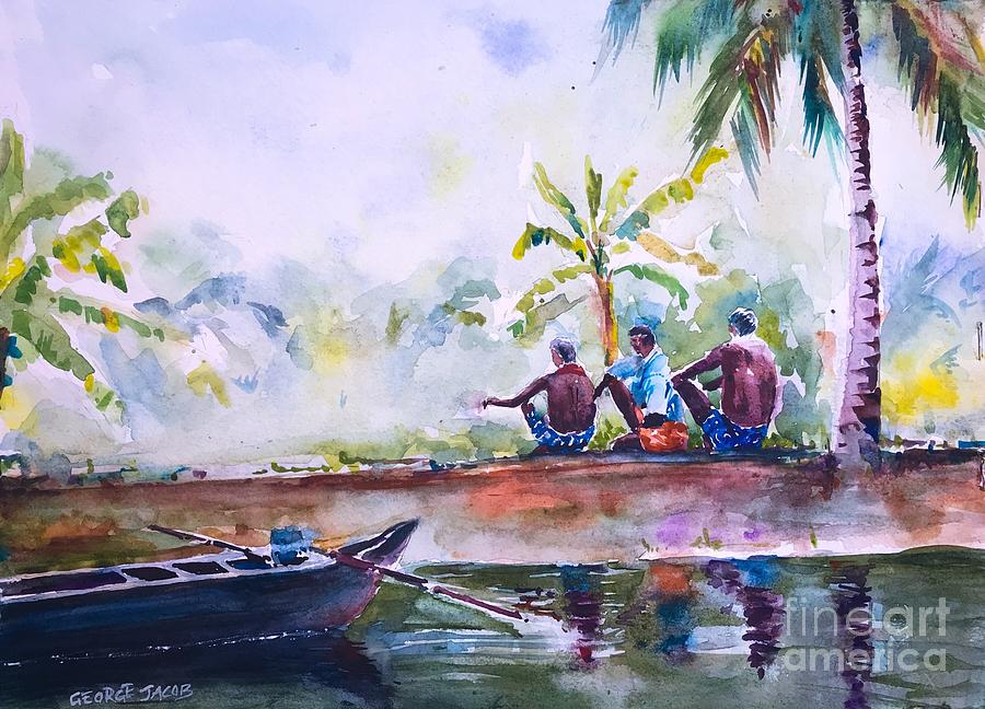 Friends for ever Painting by George Jacob