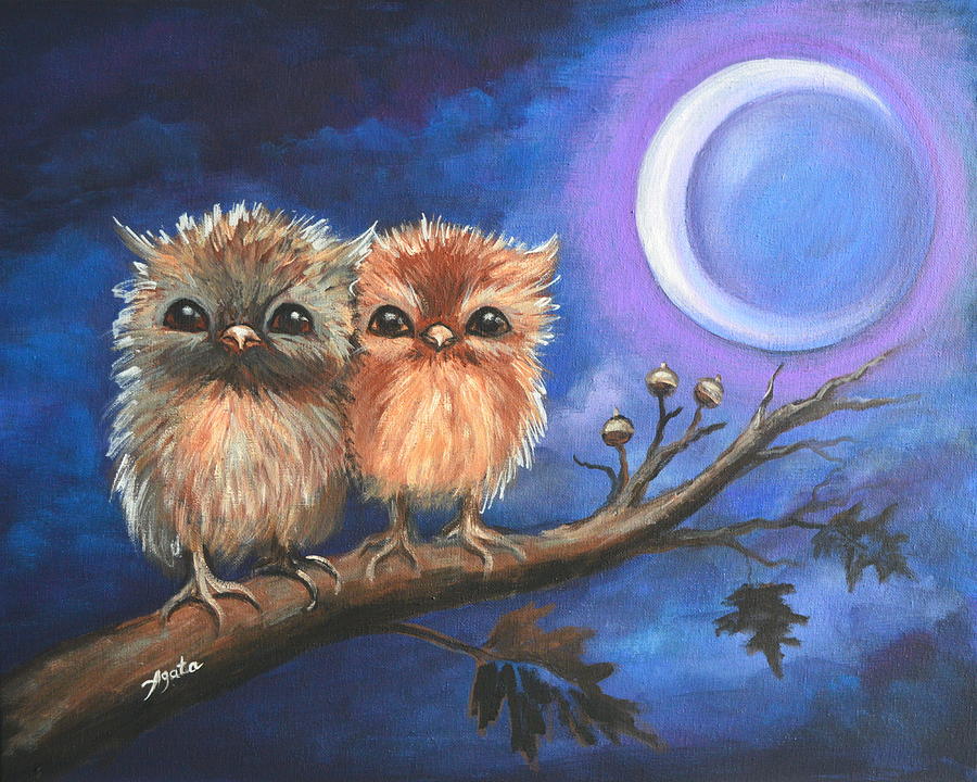 Siblings Forever Painting by Agata Lindquist