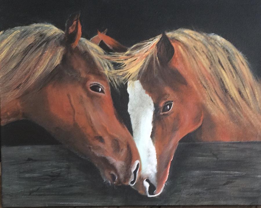 Friends Painting by Marilyn Benson