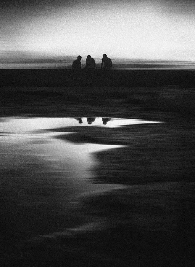 Beach Photograph - Friends by Tina Kim