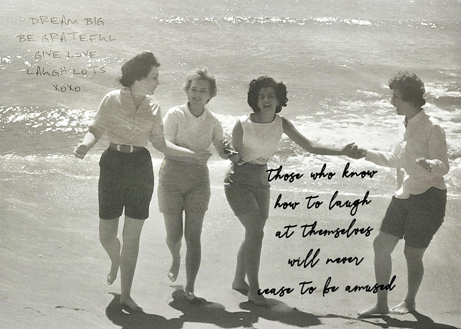 Vintage Photograph - FRIENDSHIP DANCE quote by JAMART Photography