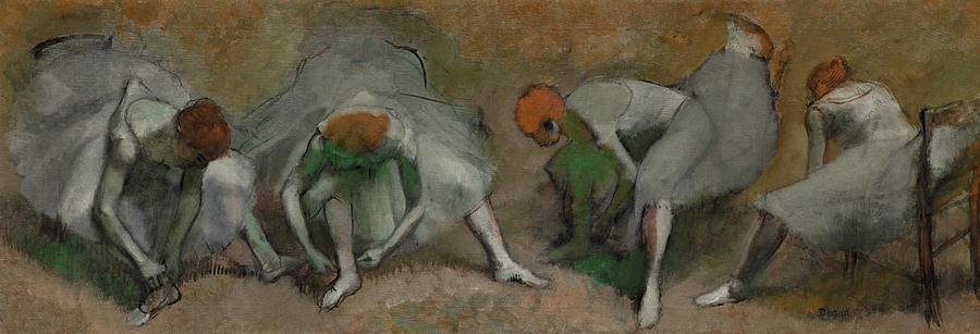 Edgar Degas Painting - Frieze of Dancers, 1895 by Edgar Degas
