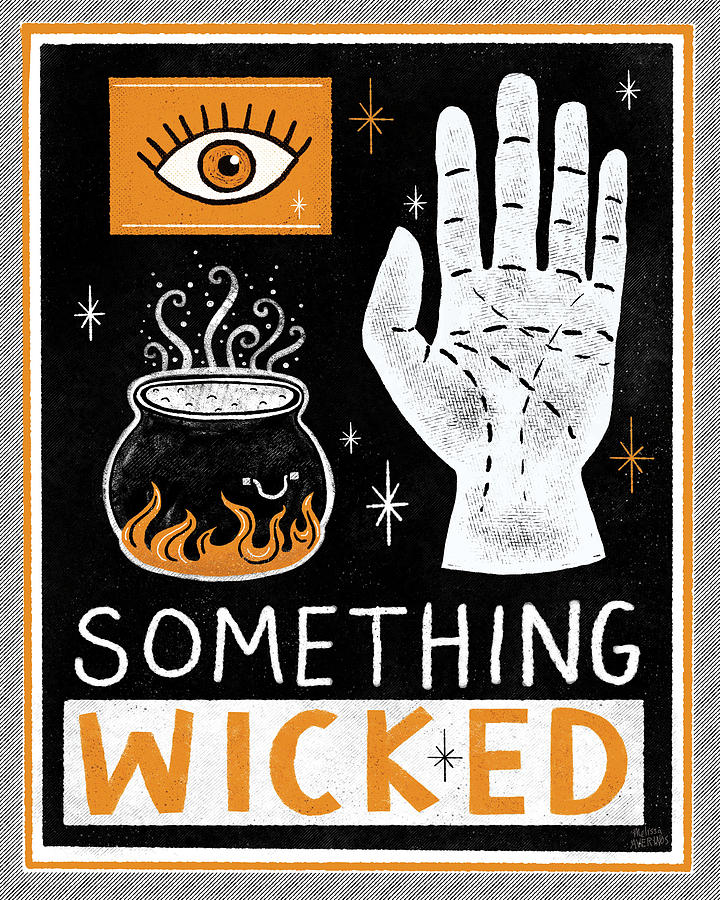 Halloween Painting - Frightfully Wicked V by Melissa Averinos