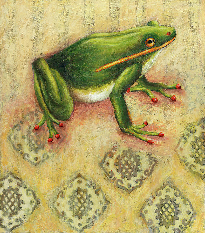 Frog 3 Painting by Rachel Paxton - Fine Art America