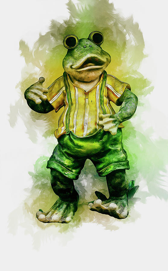 Frog Art Digital Art by Ian Mitchell