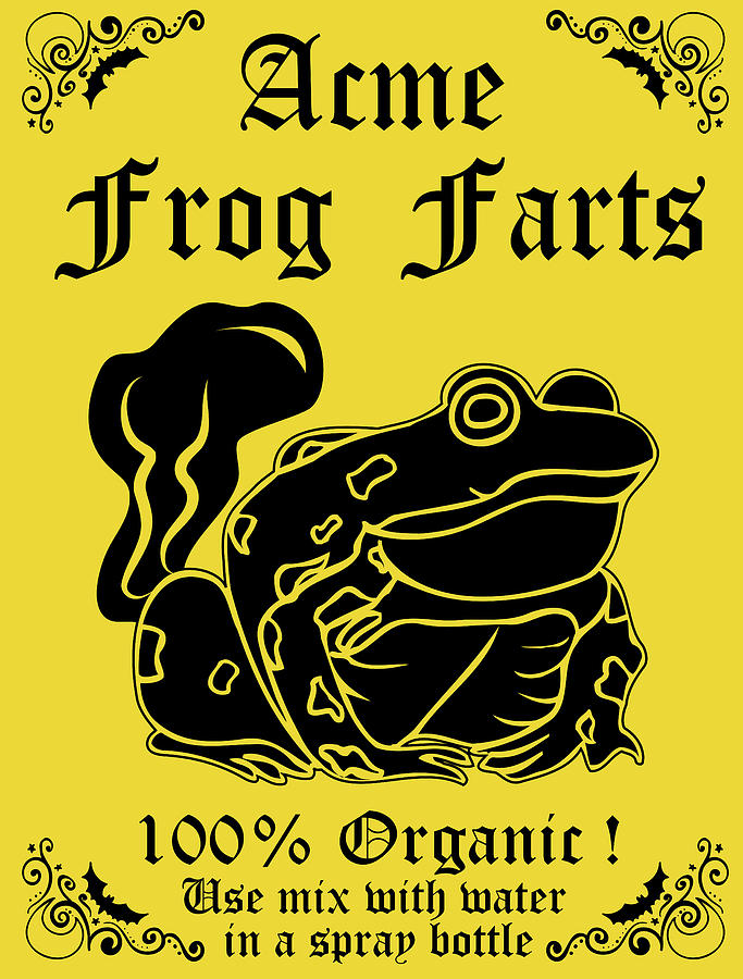 Frog Farts Digital Art by Long Shot