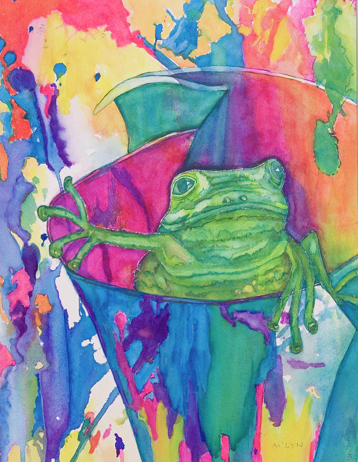 Frog Painting by Jennifer Priem - Fine Art America