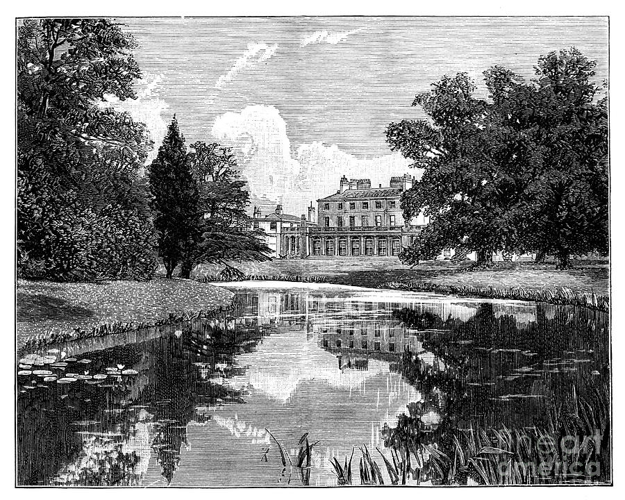 Frogmore House, Near Windsor Castle Drawing by Print Collector