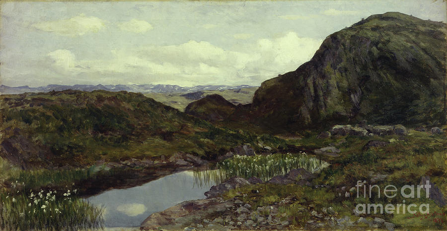 From Jotunheimen, 1896 Painting by Kitty Lange Kielland - Fine Art America