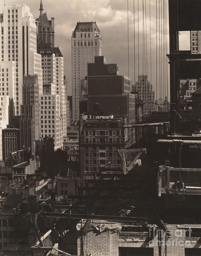 From My Window at An American Place, North, 1931  Photograph by Alfred Stieglitz