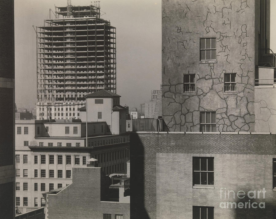 From My Window at An American Place, Southwest, 1932 Photograph by Alfred Stieglitz