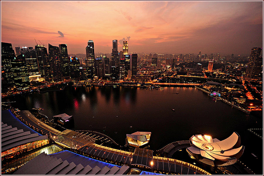 From Rooftop Of Marina Bay Sands Hotel Photograph by Photographed By Lee Leng Kiong (singapore)